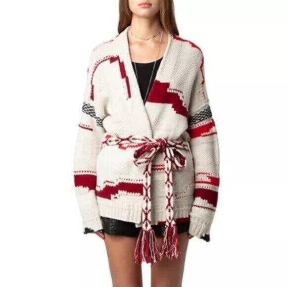 Zadig & Voltaire Aspen Cardigan Medium - Picture 1 of 14